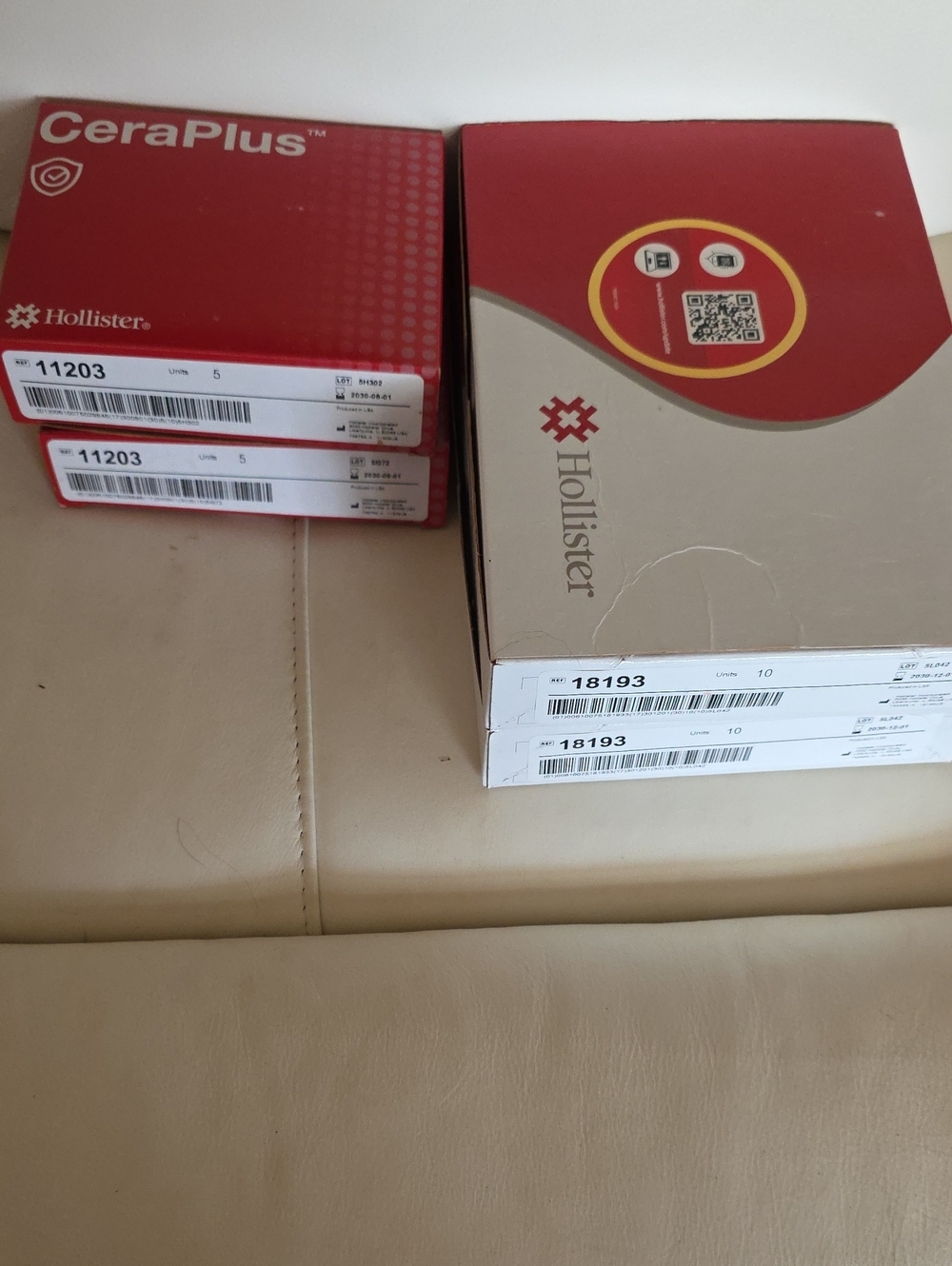 Ostomy Supplies/Hollister Supplies New In Boxes. 4 Boxes